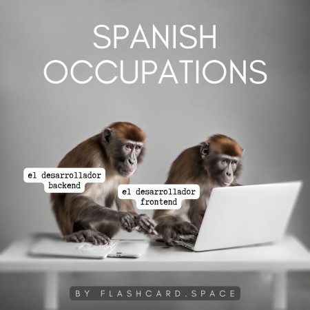 Cover of the 'Spanish: Occupations' flashcard deck