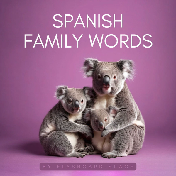 Spanish: Family Words